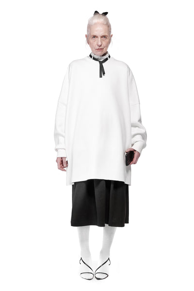 X TIN SWEATER - WHITE