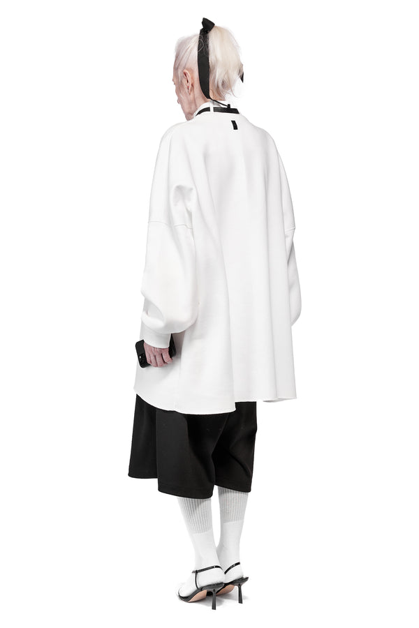 X TIN SWEATER - WHITE