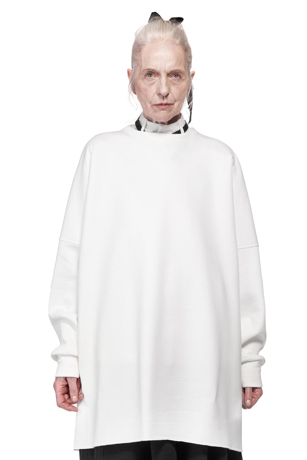 X TIN SWEATER - WHITE