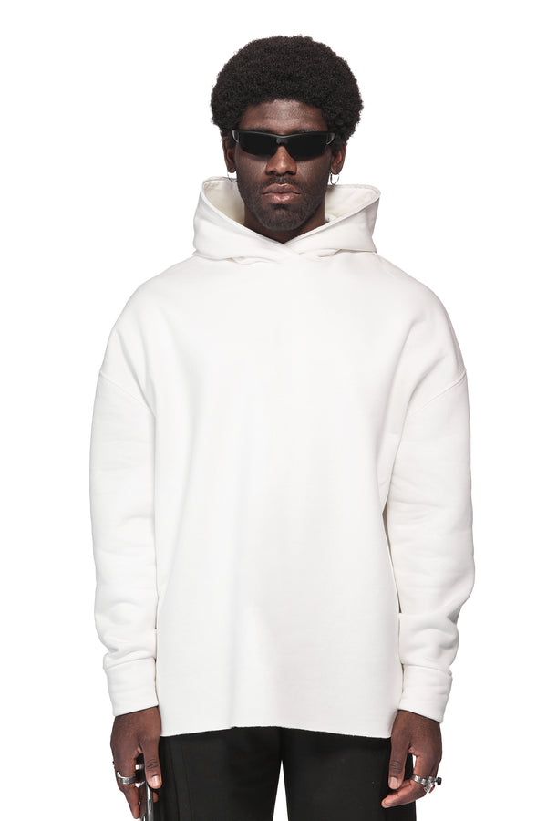 PLUS ONE HOODIE -WHITE