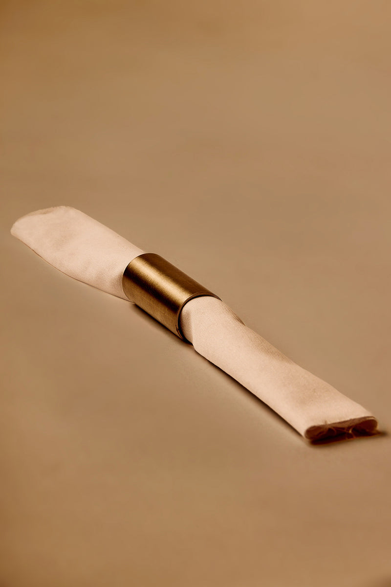 UY Studio CORE Cutlery and Napkin Stand made of stainless steel, minimalist tableware organizer and modern table accessory designed in Berlin, Germany.