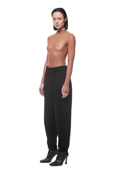 SKIN LONG SLEEVE TOP - BROWN