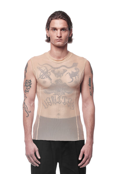 DOROTA TANKTOP - MESH NUDE